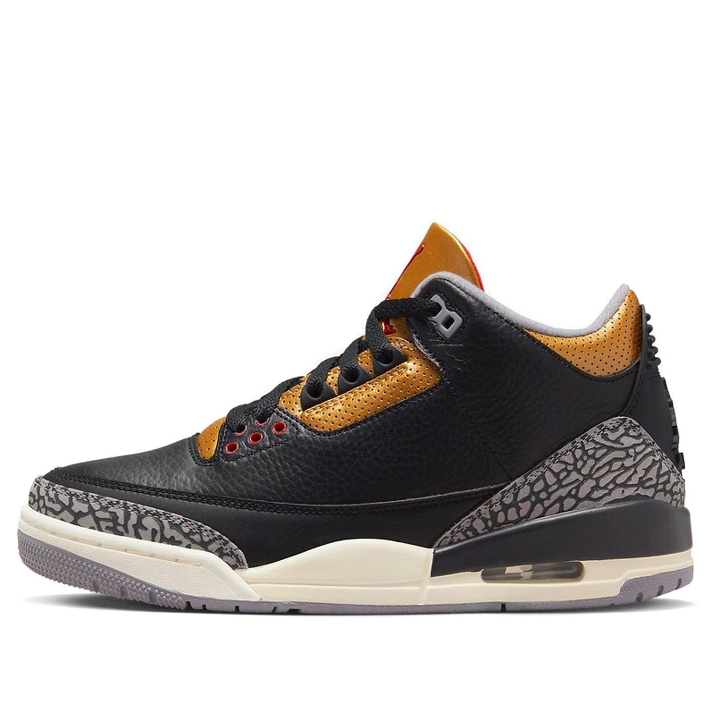 (WMNS) Air Jordan 3 Retro 'Black Gold'  CK9246-067 Vintage Sportswear